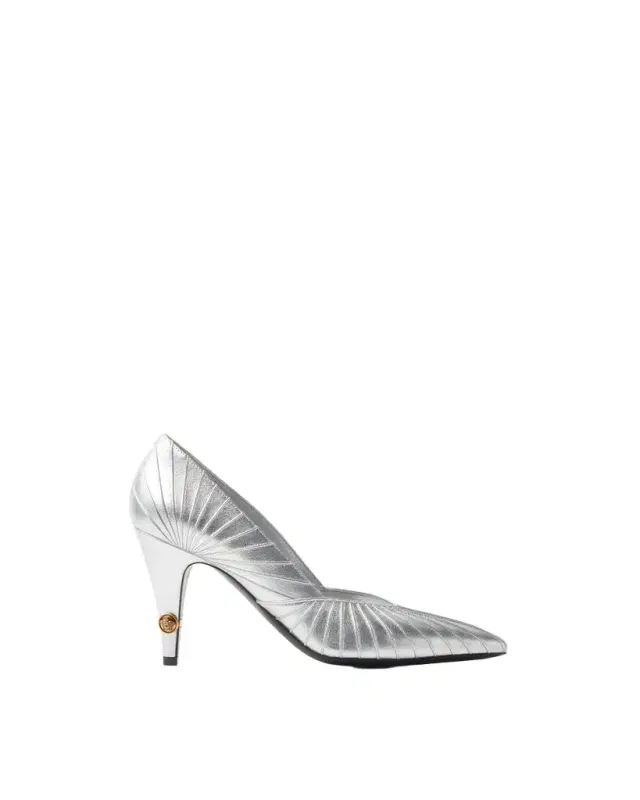 Versace Gianni Metallic Nappa Pumps 90 mm