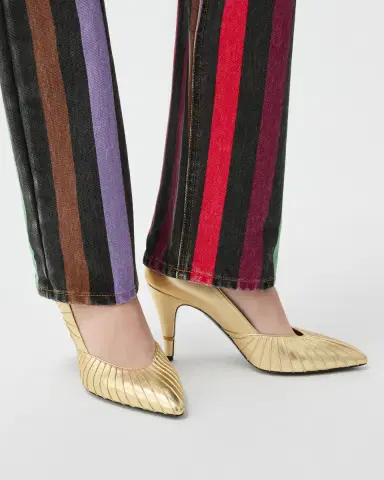 Versace Gianni Metallic Nappa Pumps 90 mm | Thumbnail 2 Versace Gianni Metallic Nappa Pumps 90 mm | Thumbnail 2