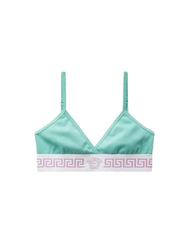 Versace Ribbed Cotton-Jersey Bralette