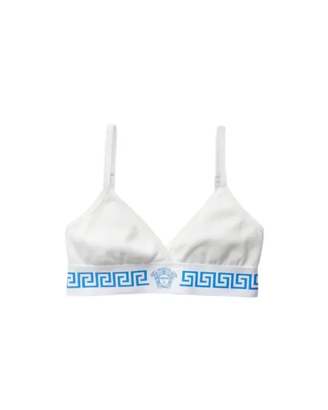 Versace Ribbed Cotton-Jersey Bralette