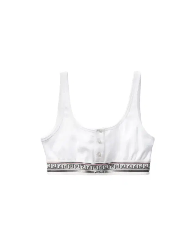 Versace Ribbed Cotton-Jersey Bralette