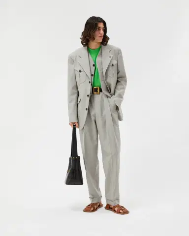 Versace Wool Formal Pants | Thumbnail 2