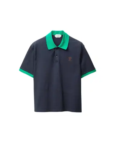 Versace Embroidered Cotton Piqué Polo | Thumbnail 1