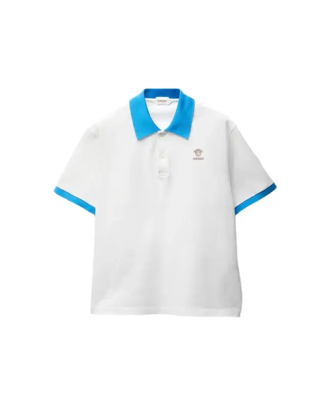 Versace Embroidered Cotton Piqué Polo