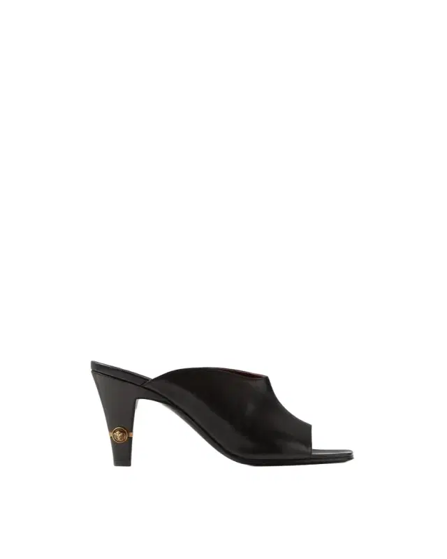Versace Giulietta Leather Mules 80 mm