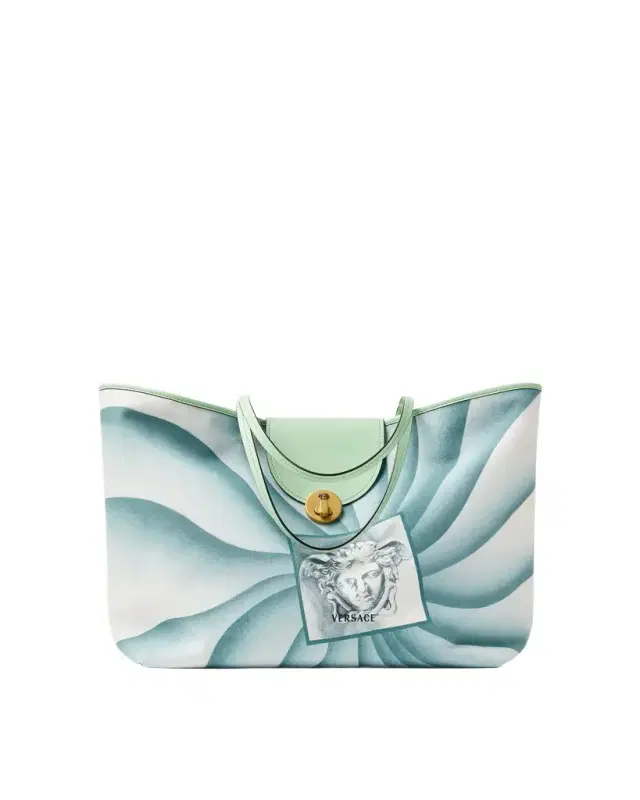 Versace Vivian Printed Large Canvas Tote
