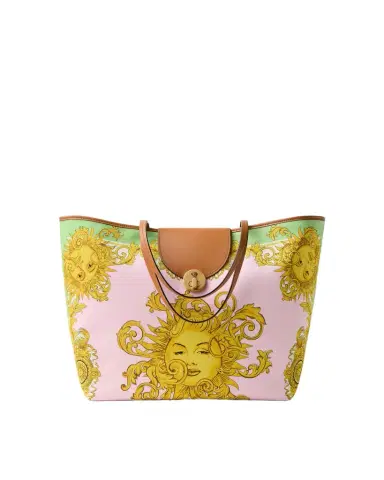 Versace Vivian Printed Large Canvas Tote | Thumbnail 1