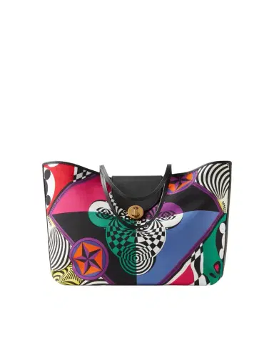 Versace Vivian Printed Large Canvas Tote | Thumbnail 1 Versace Vivian Printed Large Canvas Tote | Thumbnail 1
