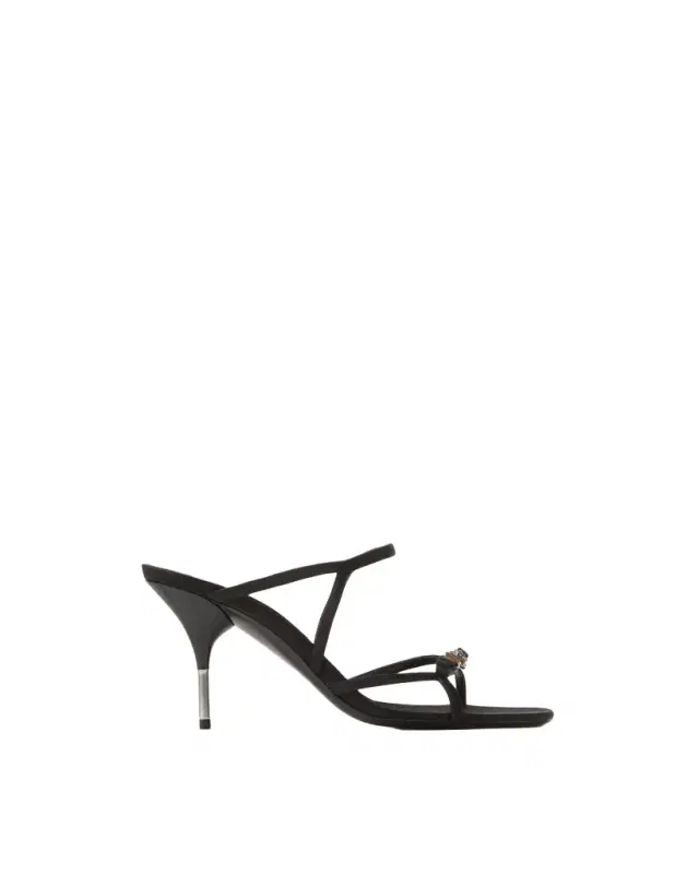Versace Nyx Satin Mules 80 mm