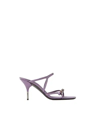 Versace Nyx Satin Mules 80 mm | Thumbnail 1 Versace Nyx Satin Mules 80 mm | Thumbnail 1