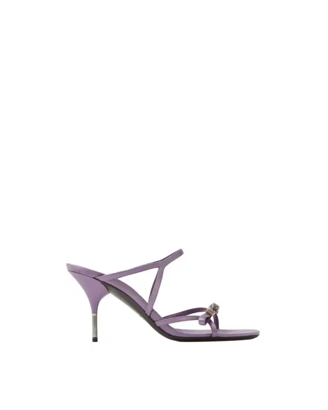 Versace Nyx Satin Mules 80 mm