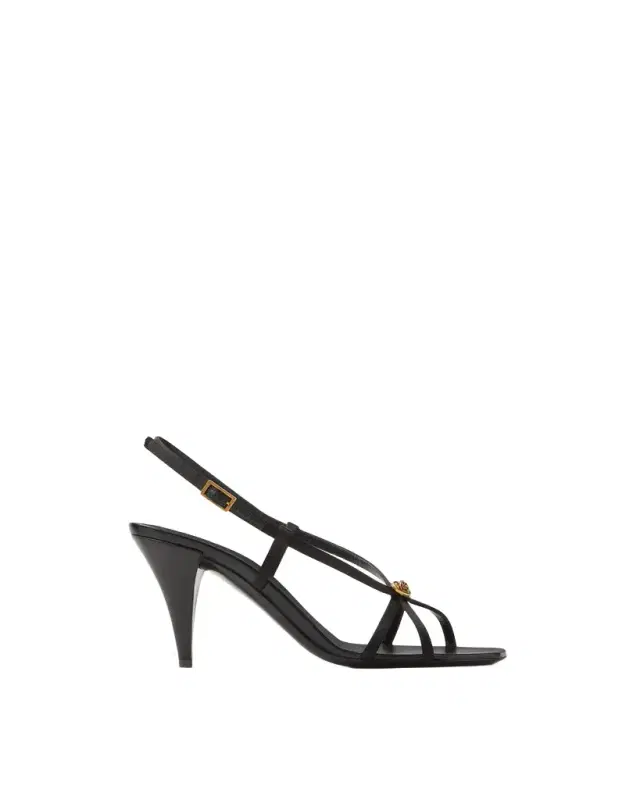 Versace Valentina Satin Sandals 80 mm