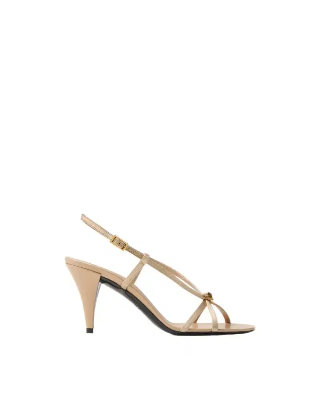 Versace Valentina Satin Sandals 80 mm