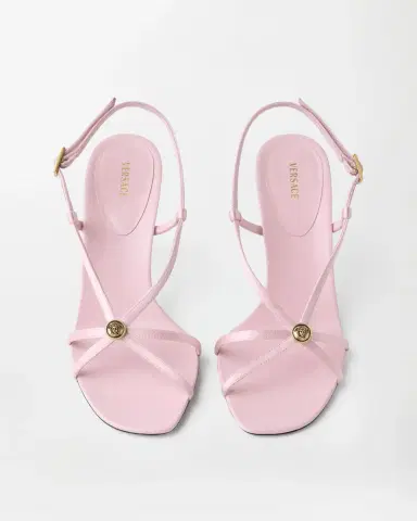 Versace Valentina Satin Sandals 80 mm | Thumbnail 2 Versace Valentina Satin Sandals 80 mm | Thumbnail 2