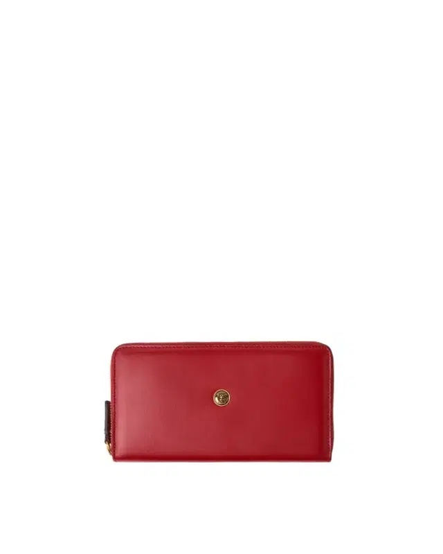 Versace Emblème Leather Wallet