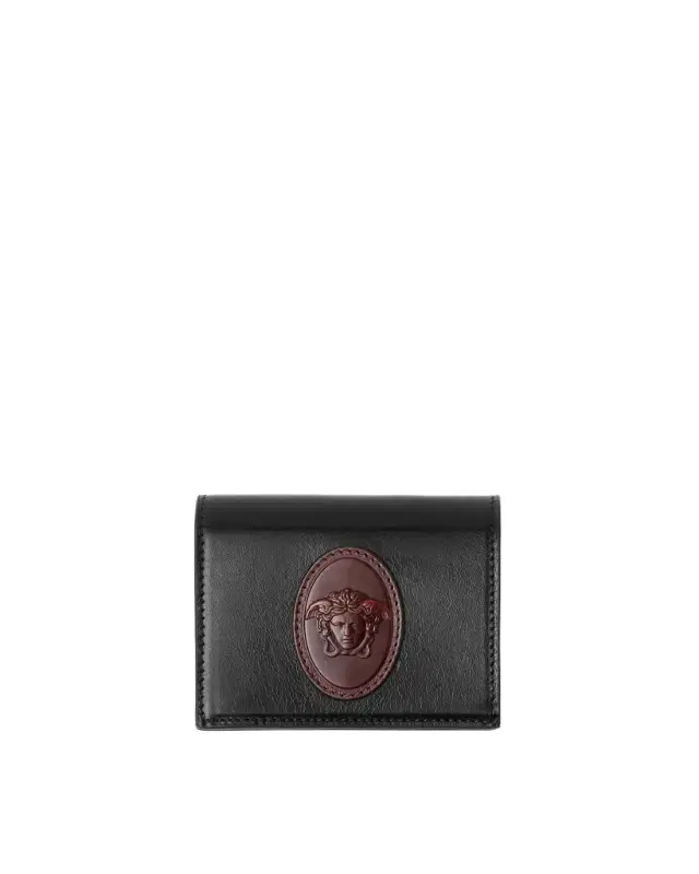 Versace Roomy Leather Wallet