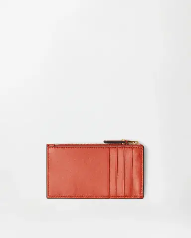 Versace Emblème Leather Zip Card Holder | Thumbnail 2 Versace Emblème Leather Zip Card Holder | Thumbnail 2