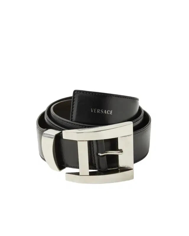 Versace Leather Belt 4 cm