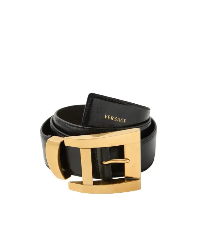 Versace Leather Belt 4 cm