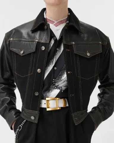 Versace Leather Belt 4 cm | Thumbnail 2 Versace Leather Belt 4 cm | Thumbnail 2