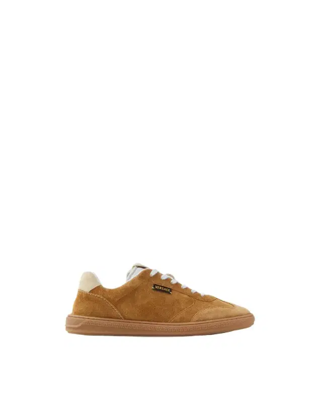 Versace Greca Court Suede Sneakers
