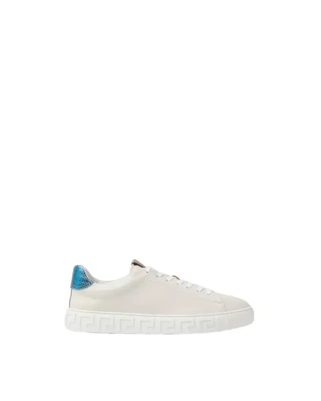 Greca Leather Sneakers Greca Leather Sneakers