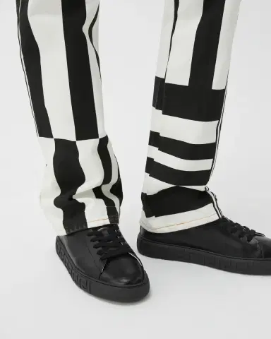 Versace Greca Leather Sneakers | Thumbnail 2 Versace Greca Leather Sneakers | Thumbnail 2