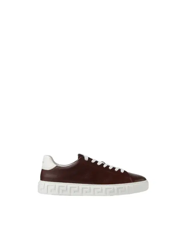 Versace Greca Leather Sneakers