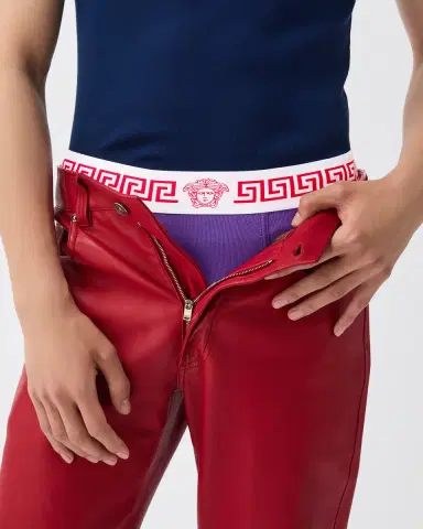 Versace Ribbed Cotton-Jersey Briefs | Thumbnail 2
