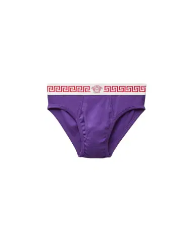 Versace Ribbed Cotton-Jersey Briefs | Thumbnail 1