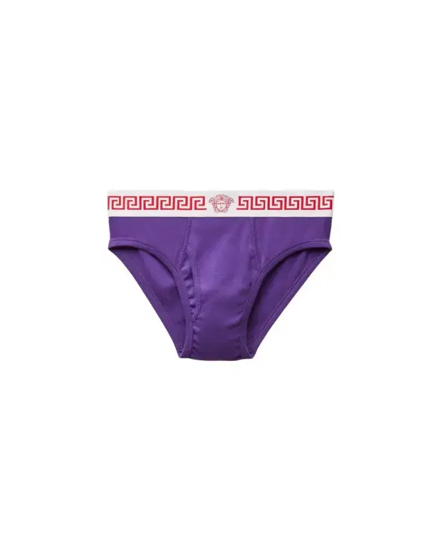 Versace Ribbed Cotton-Jersey Briefs
