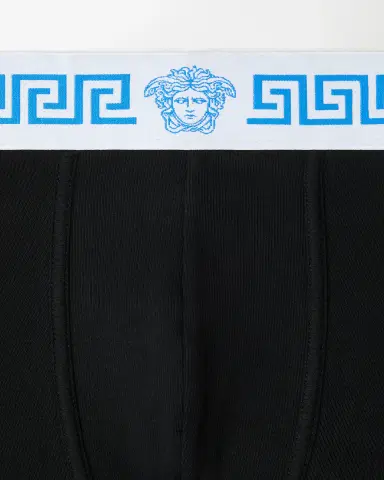Versace Ribbed Cotton Trunks | Thumbnail 2 Versace Ribbed Cotton Trunks | Thumbnail 2