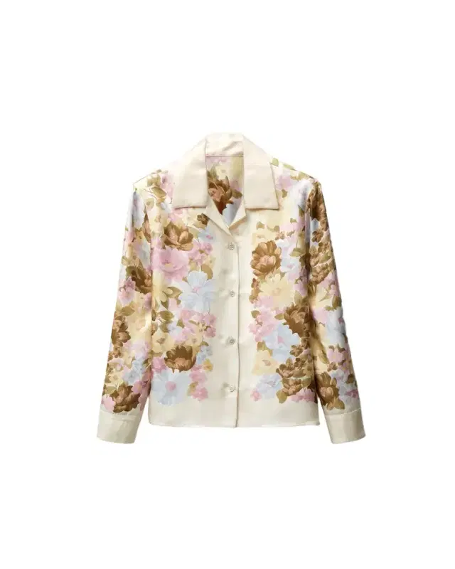 Versace Printed Silk Twill Shirt