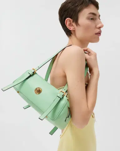 Versace Emblème Nappa Bowling Bag | Thumbnail 2