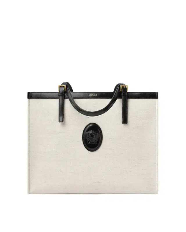 Versace Rivière Large Canvas Tote
