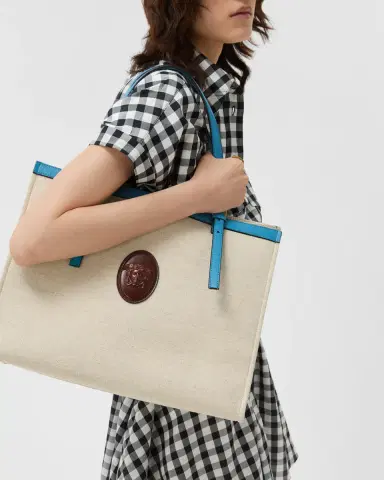Versace Rivière Large Canvas Tote | Thumbnail 2 Versace Rivière Large Canvas Tote | Thumbnail 2