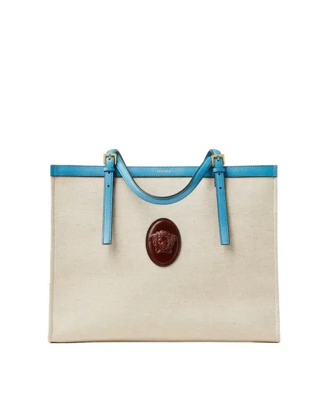 Versace Rivière Large Canvas Tote
