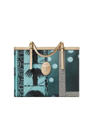 Versace Rivière Printed Large Canvas Tote | Thumbnail 1 Versace Rivière Printed Large Canvas Tote | Thumbnail 1