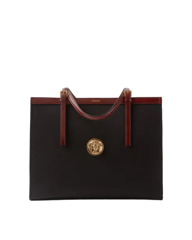 Versace Rivière Large Canvas Tote