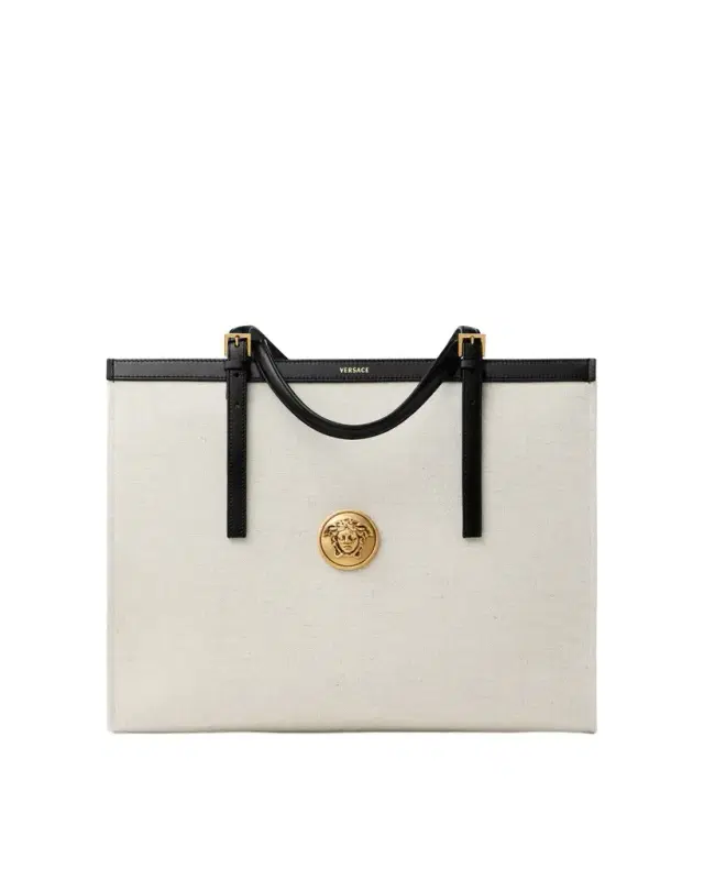 Versace Rivière Large Canvas Tote