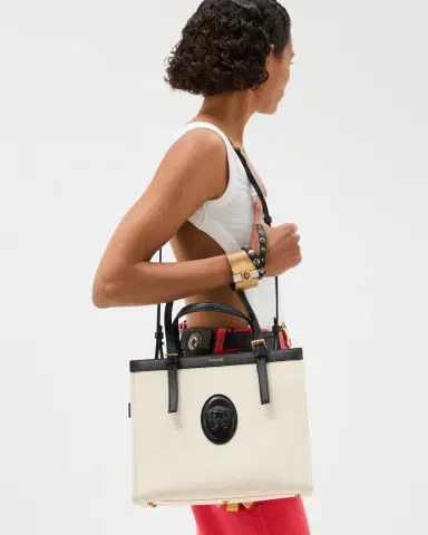 Versace Rivière Canvas Tote | Thumbnail 2 Versace Rivière Canvas Tote | Thumbnail 2