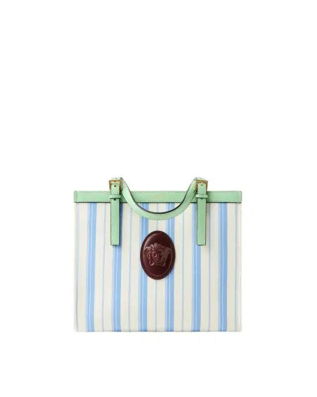 Versace Rivière Printed Canvas Tote