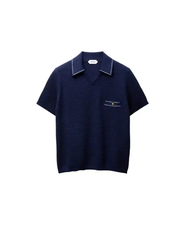 Versace Cotton Knit T-Shirt
