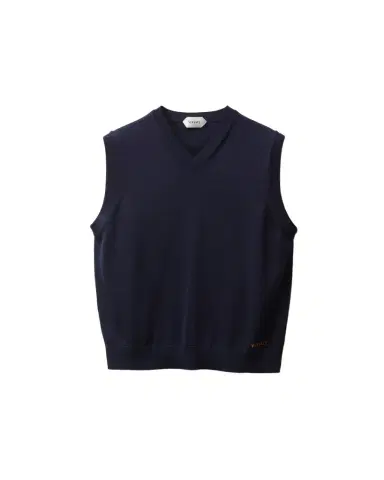 Versace Embroidered Wool Knit Vest | Thumbnail 1