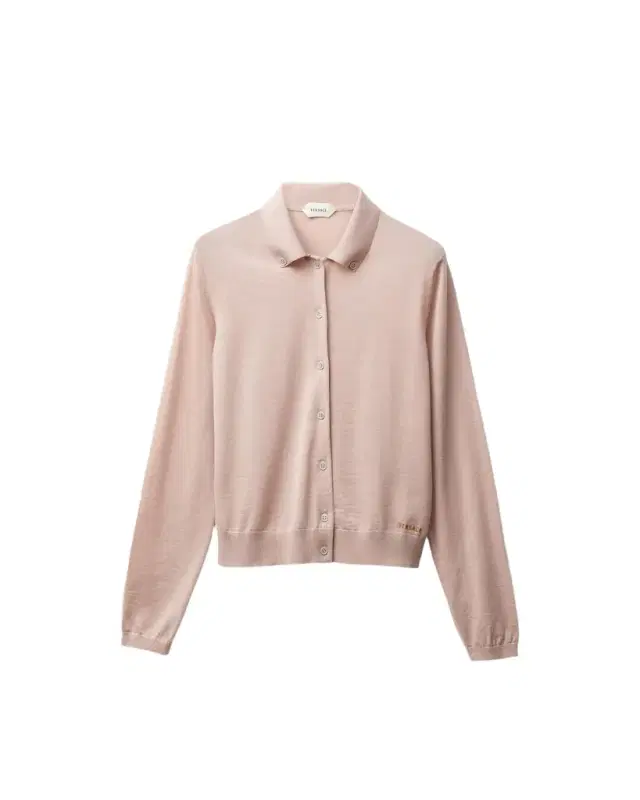 Versace Embroidered Wool Knit Cardigan