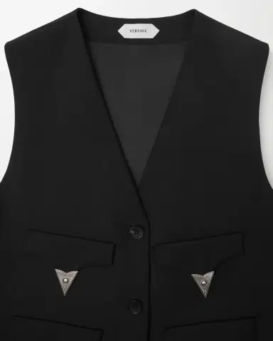Versace Wool-Mohair Vest | Thumbnail 2