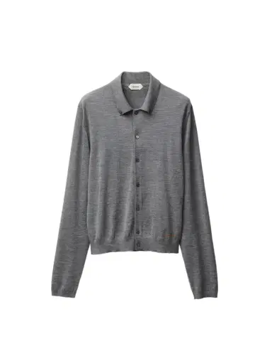 Versace Embroidered Wool Knit Cardigan | Thumbnail 1