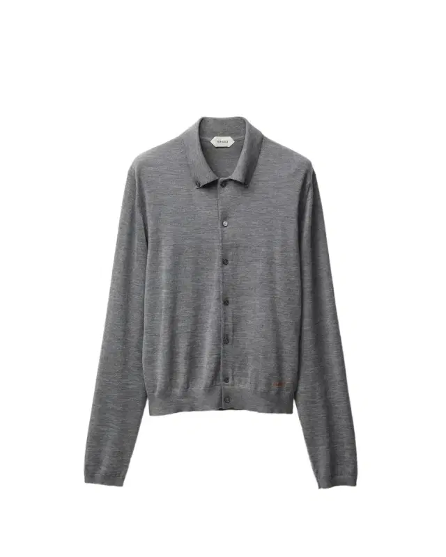 Versace Embroidered Wool Knit Cardigan