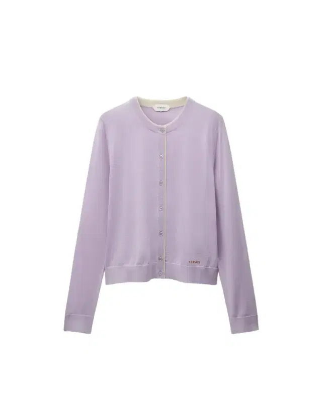 Versace Embroidered Wool Knit Cardigan