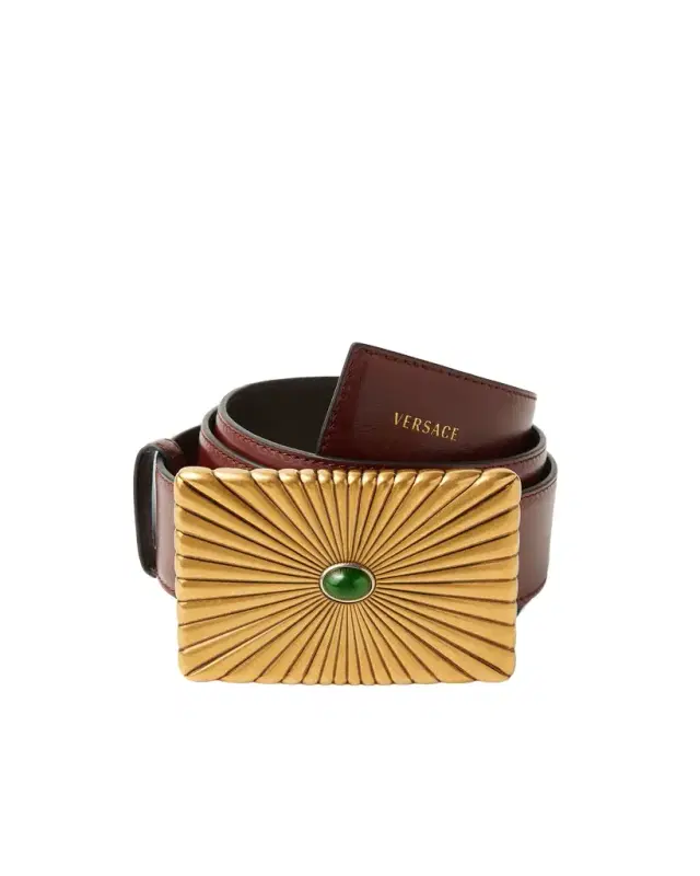 Versace Leather Belt 4 cm